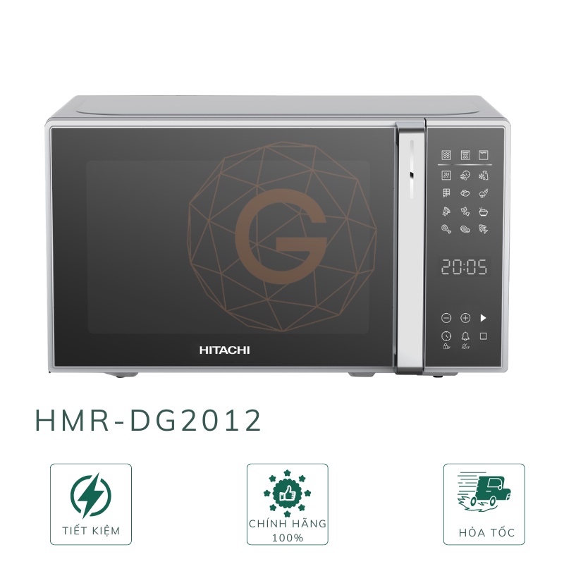 Lò vi sóng Hitachi có nướng HMR-DG2012 điều khiển cảm ứng