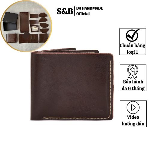 Tự làm Ví da, bóp da cho bạn trai để đựng tiền chất liệu cao cấp, ví handmade [Có video hướng dẫn]