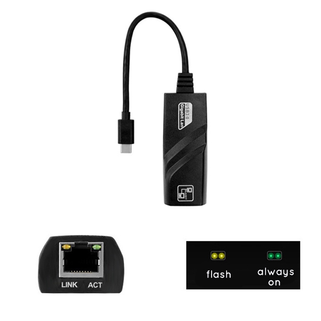 Cáp kết nối mạng LAN Ethernet RJ45 sang đầu USB Type-C