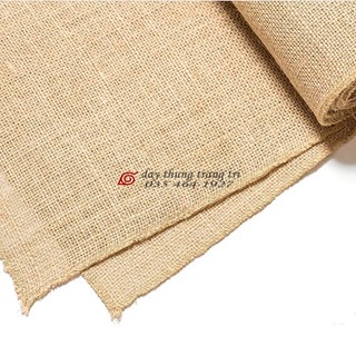Vải bố đay thưa , khổ 1m2, vải đay, vải bố, làm phông nền chụp ảnh, rèm cửa, handmade, decor, trải bàn, dài 1m