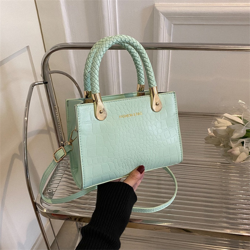 Túi Xách Đeo Vai Kiểu Vuông Nhỏ Vân Đá Thời Trang Hàn Quốc Dành Cho Nữ 2023