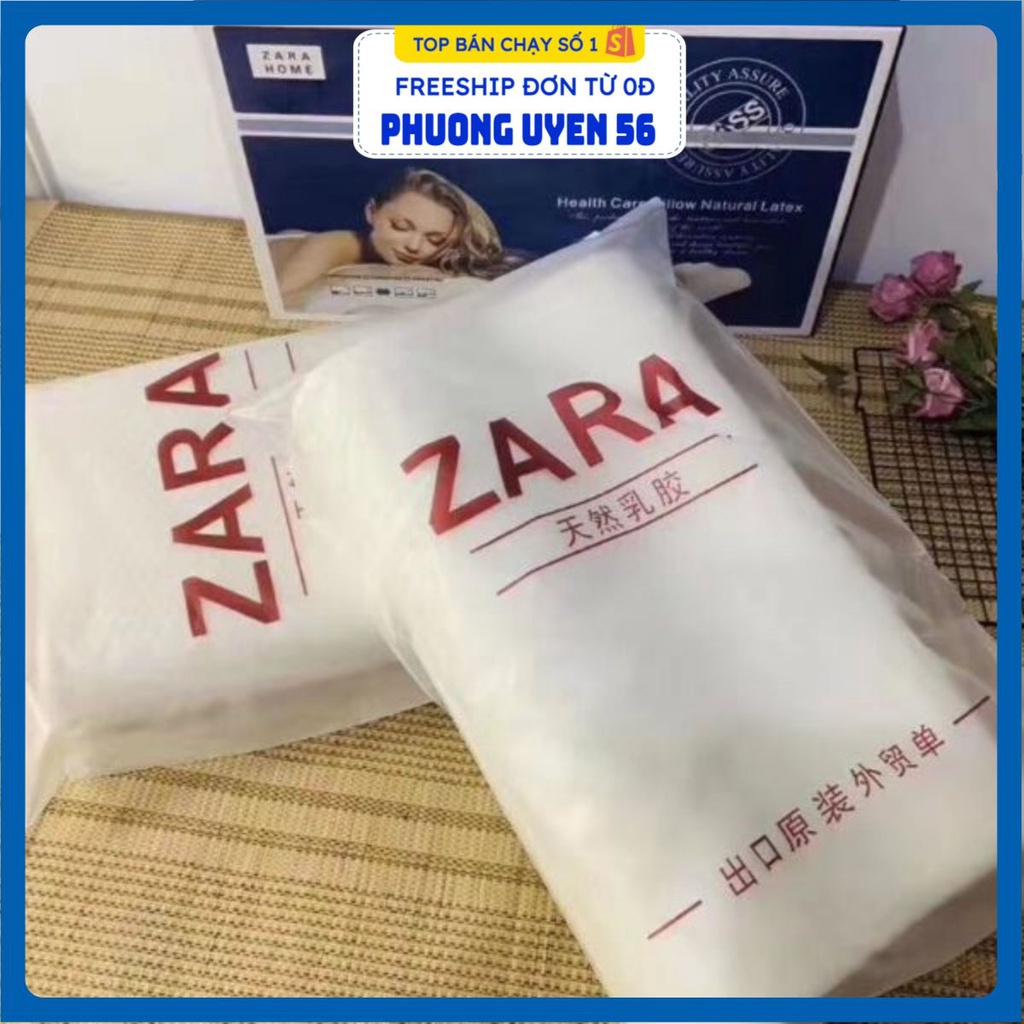 Gối Cao Su Non ZaZa Tự Nhiên 100% .