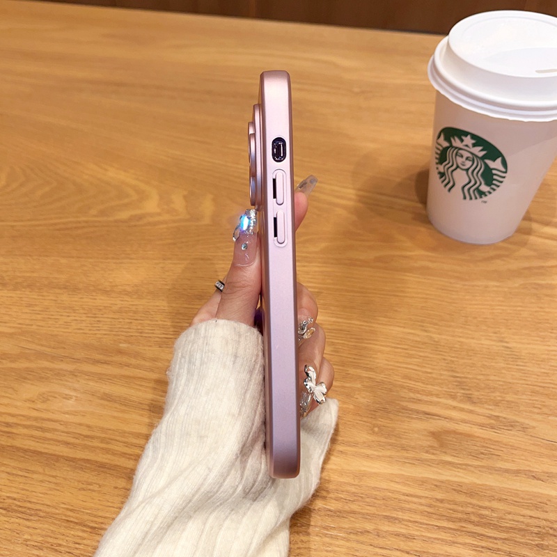 Ốp Điện Thoại Silicon Mềm Mạ Điện Bảo Vệ lens Cho iPhone 11 12 13 14 Pro Max 14 Plus ip12 ip13