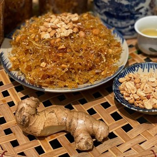 Mứt gừng sợi đậu phộng 500g