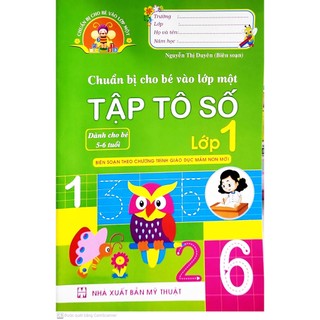 Sách - mai em vào lớp 1- dành cho bé 5-6 tuổi- mới chỉnh lí- bộ 6 cuốn