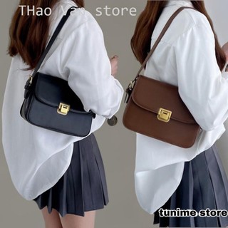 Túi da trơn đẹp l1đeo chéo đeo vai phong cách đơn giản basic khoá cài sang trọng