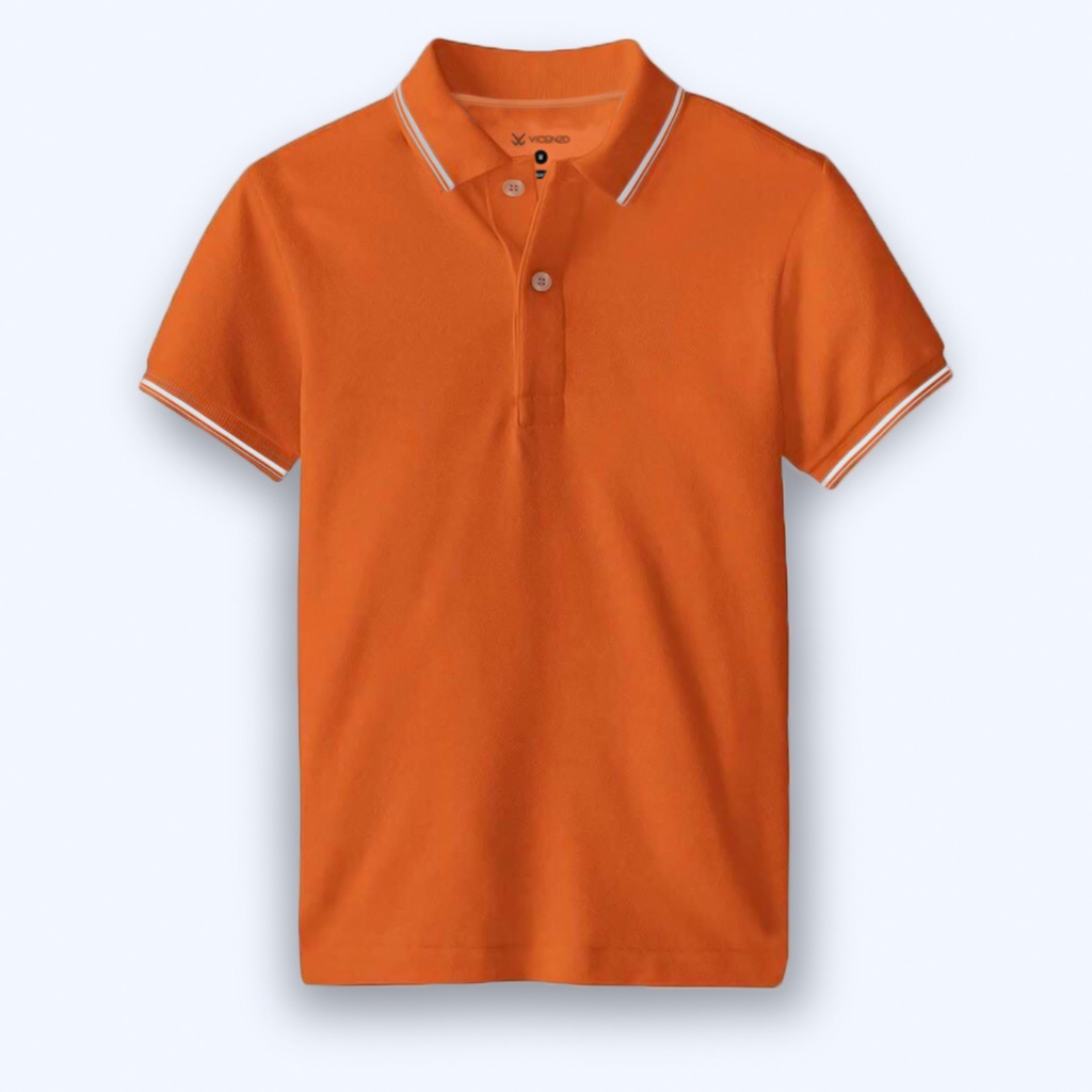 Áo Thun Polo Nam Ngắn Tay VICENZO Cao Cấp. Áo Polo Nam Có Cổ  Mẫu Trơn Đường May Chuẩn Mã ATN02