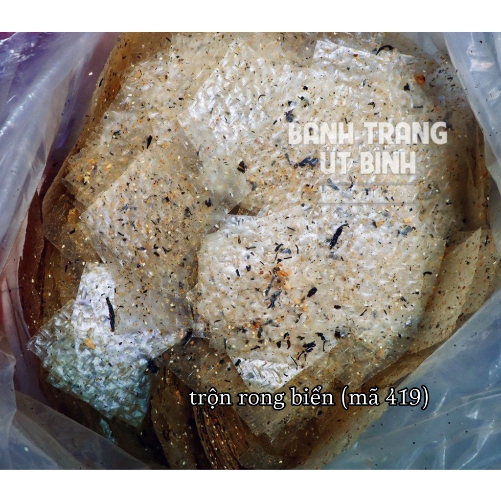 500gr Bánh Tráng Trộn Rong Biển Út Bình