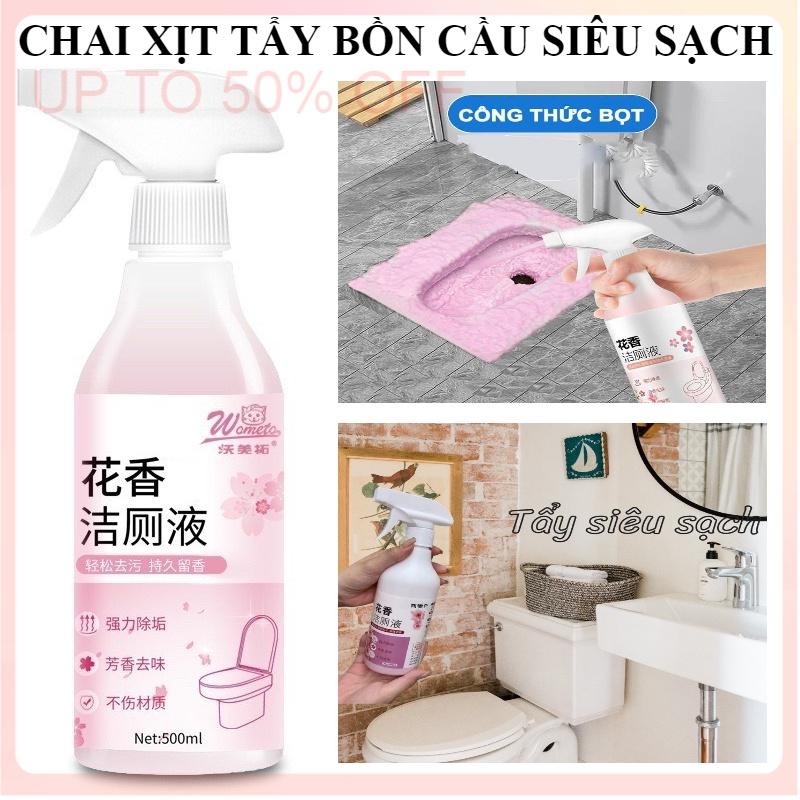 XỊT VỆ SINH BỒN CẦU NHẬT BẢN, XỊT Tuyết Tẩy Rửa Nhà Vệ Sinh, Tẩy Bồn Cầu Hương Hoa Anh Đào An Toàn Hiệu Quả Nhanh Chóng