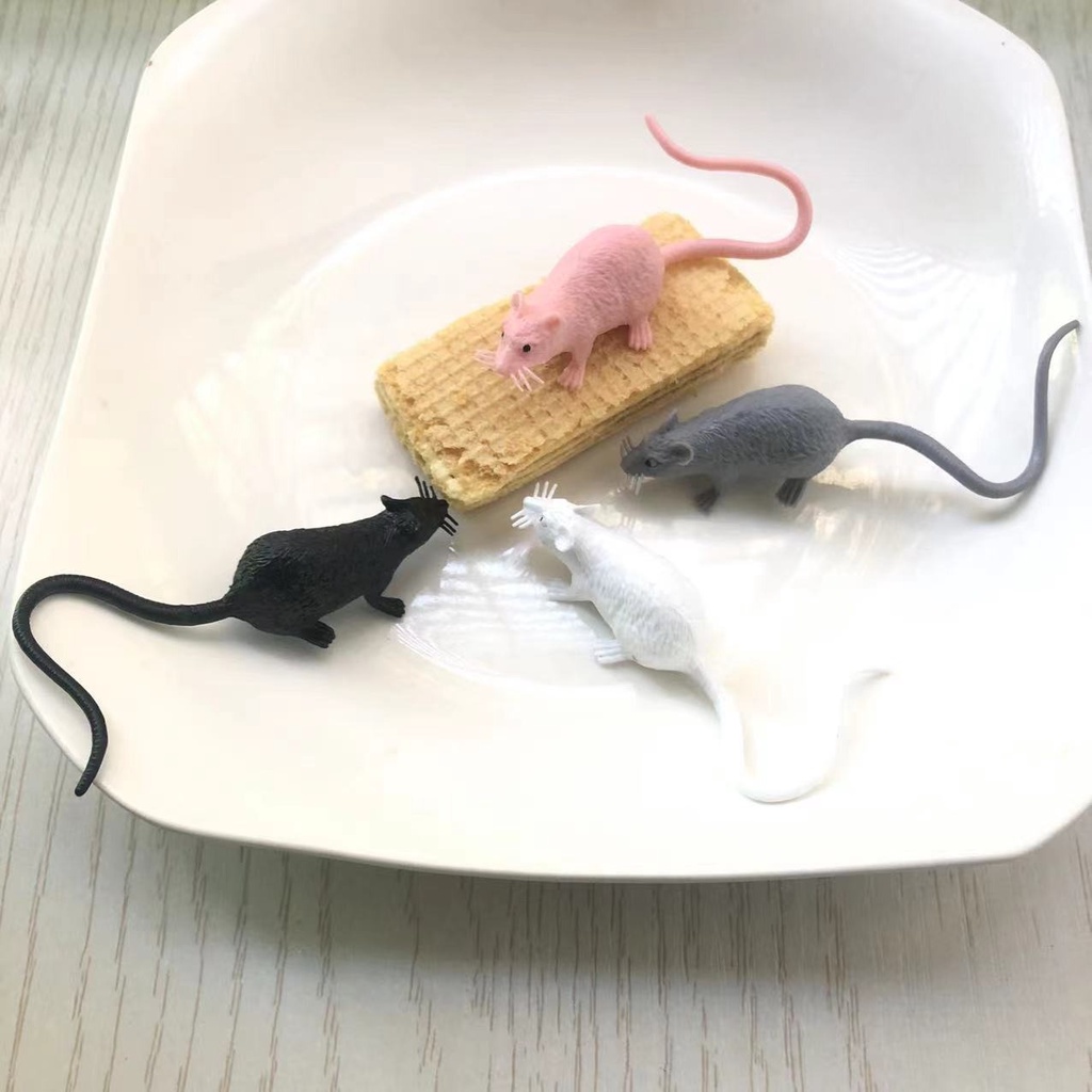 Mô hình con chuột giả thiết kế trông như thật thích hợp để hù mấy bạn bánh bèo