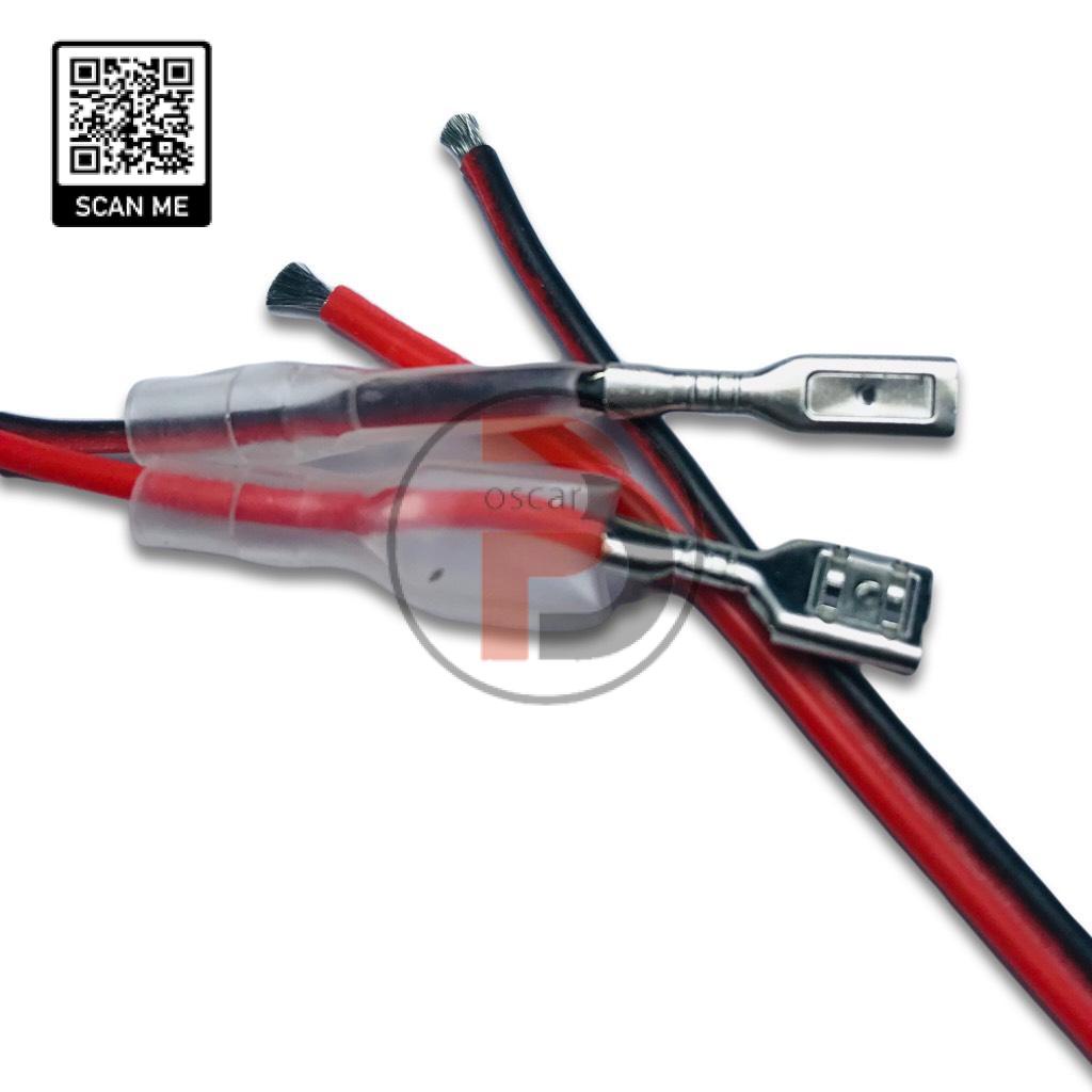 Dây loa AWG 20-22 đã bấm cos và bọc mút eva 25cm