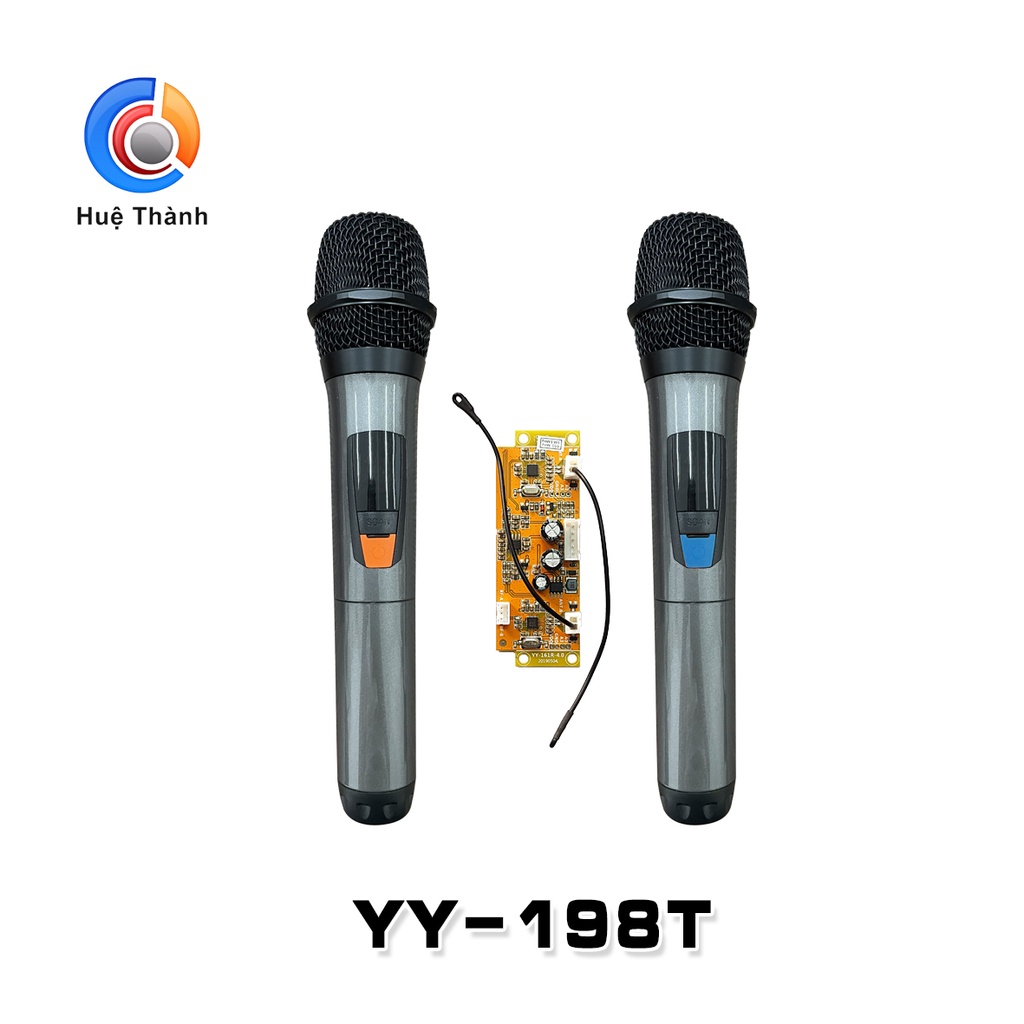 YY-198T, Mẫu mới nhất - tần số cao 768 - 793MHz, (Bộ 02 mic UHF)