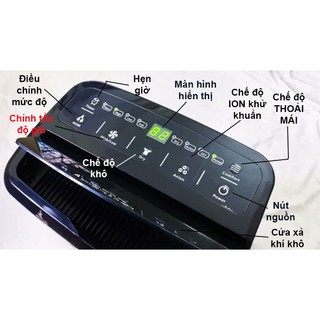 Máy hút ẩm airko er-618c 18 lít dung tích bình chứa 3 lít
