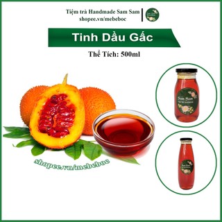 Dầu gấc nguyên chất 500ml cho bé ăn dặm bổ mắt, dưỡng môi