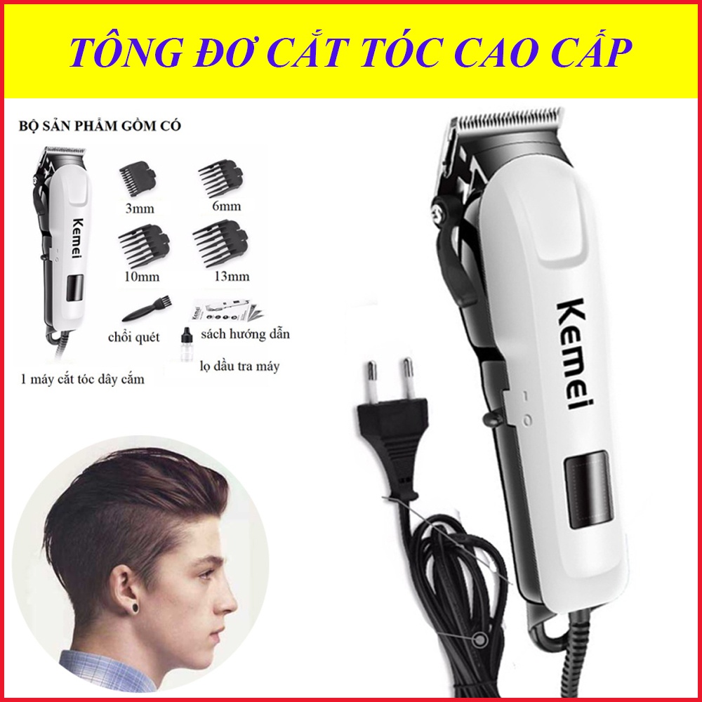 Tông Đơ Kemei Cao Cấp, Tông Đơ Cắt Tóc. Thiết kế nhỏ gọn, dễ sử dụng, an toàn, GIẢM GIÁ SỐC!