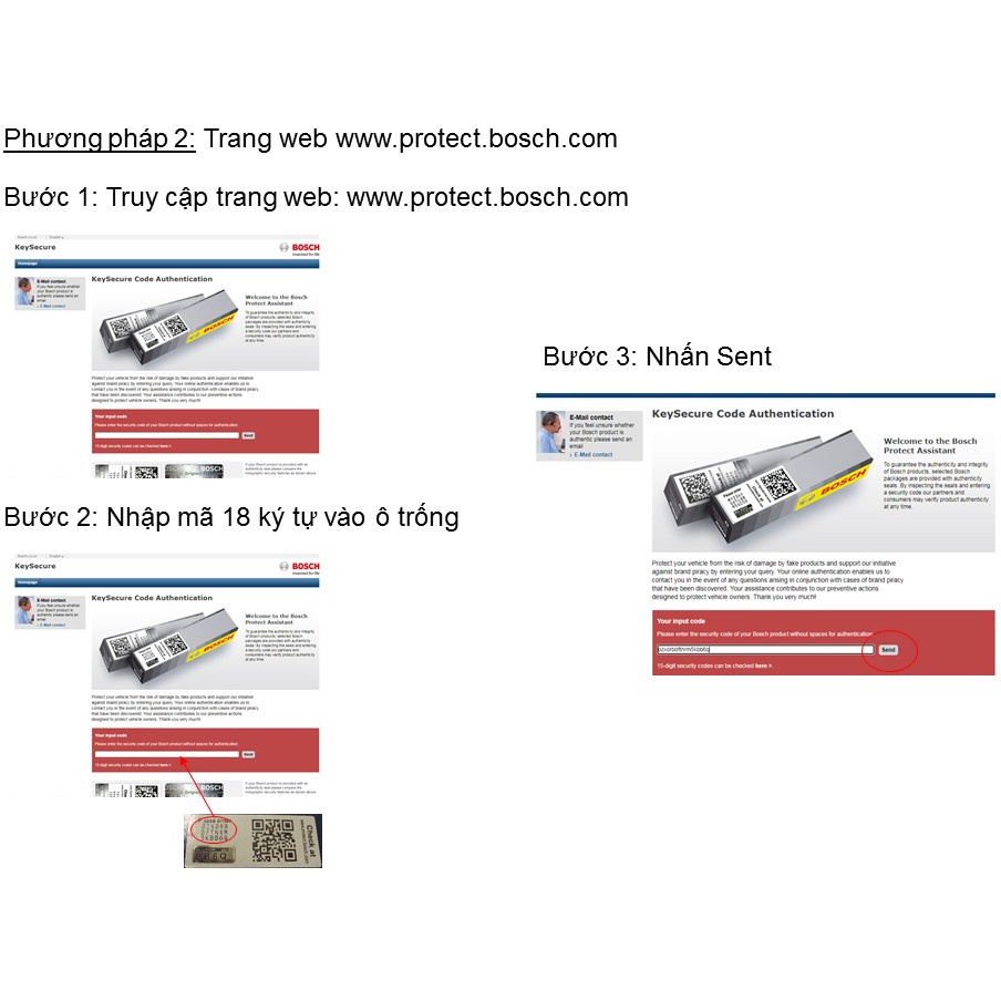 Lọc gió điều hòa xe ô tô, Hãng BOSCH cho nhiều Hãng xe