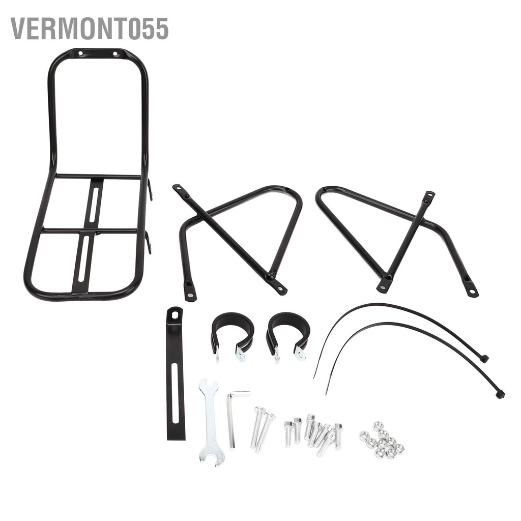 Có thể bán buôn Giá đỡ hàng hóa phía trước xe đạp Thép nhám Xe du lịch chở Plus cho leo núi Vermont055 Hàng giao ngay