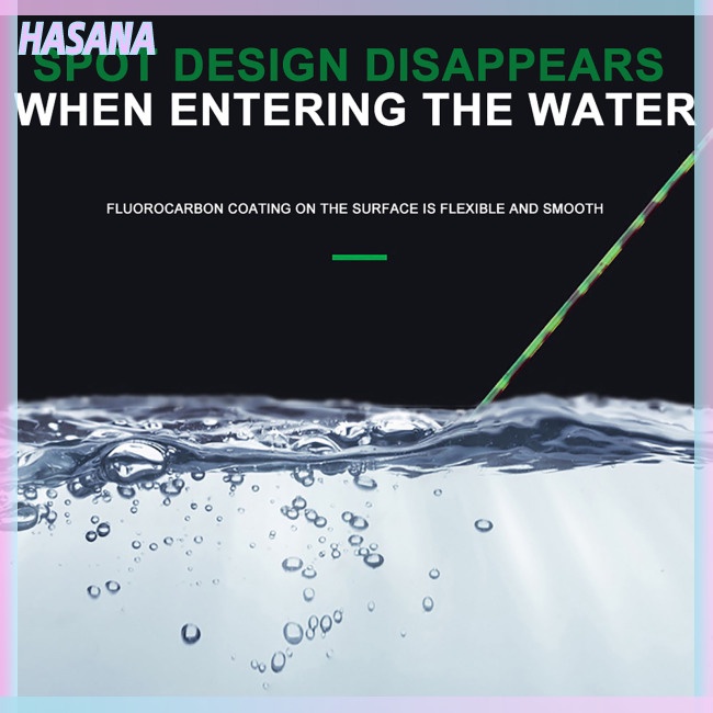 Dây Cước Câu Cá Siêu Bền HASANA 500m Thay Đổi Màu Sắc