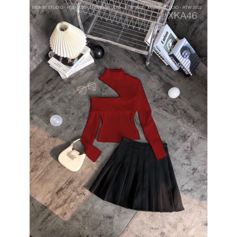 🧧 ÁO LỆCH VAI TAY DÀI LEN GÂN SIÊU XINHHH 60-90kg 🧧 BIGSIZE RIN HEO