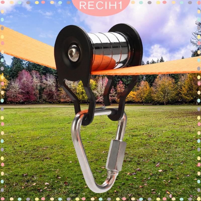 Bộ Ròng Rọc Rọc Dây Kéo Bằng Kim Loại Bền Bỉ Dành Cho Chơi Thể Thao Ngoài Trời