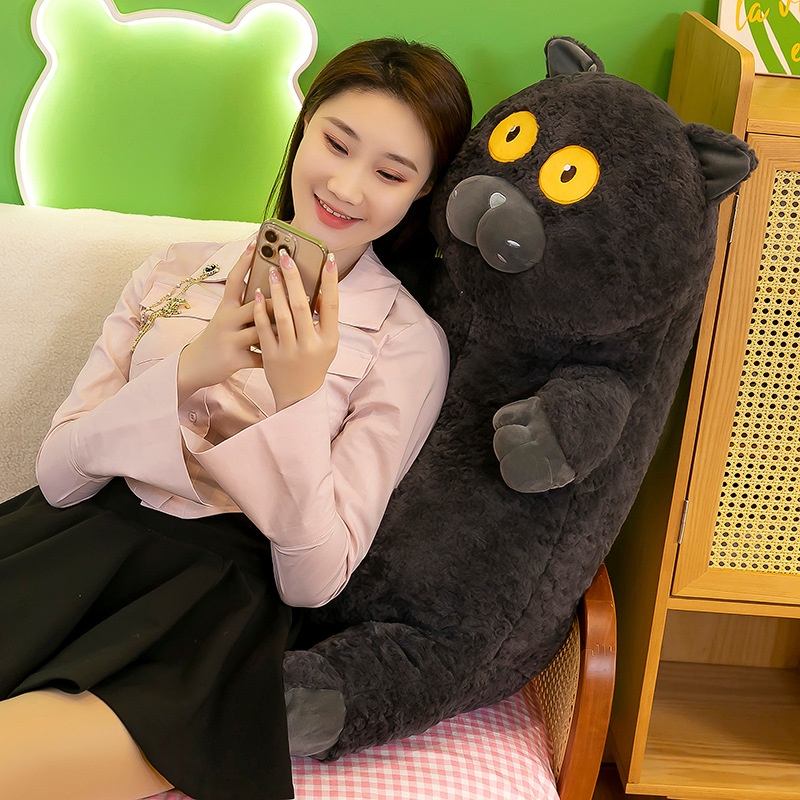 Mèo Nhồi Bông 85cm Mềm Mại Đáng Yêu