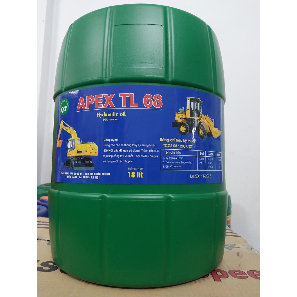 Hot Free Ship Extra * Dầu thủy lực APEC TL 68 18 lít