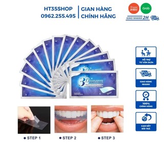 Miếng dán trắng răng tiện lợi 3D White Teeth Whitening Strips P0313