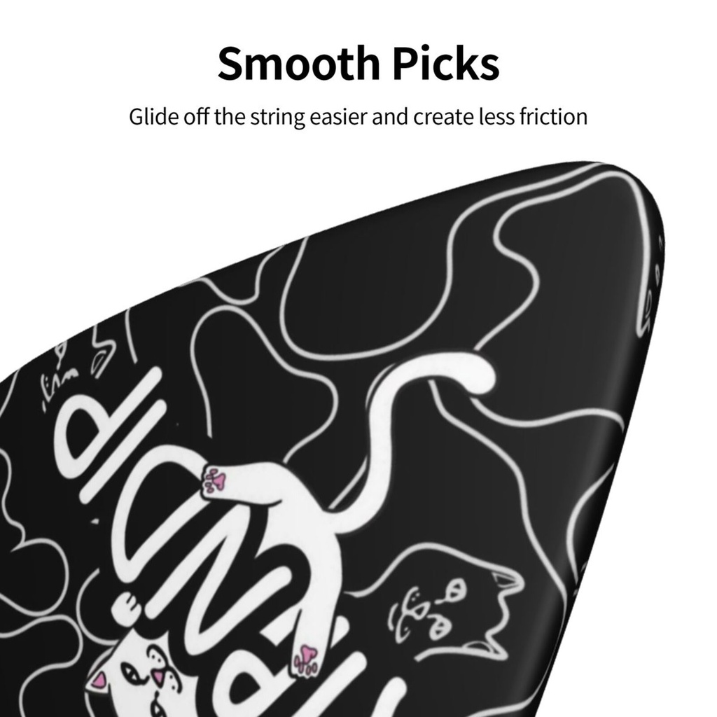 Bộ 6 Miếng Gảy Đàn Guitar Ripndip 3 Dày Khác Nhau Phù Hợp Với Guitar / Ukulele / Etc.