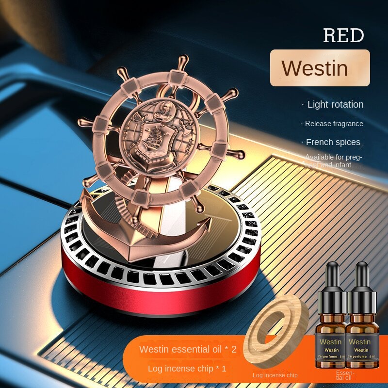 Máy Khuếch Tán Tinh Dầu Xoay Năng Lượng Mặt Trời Trang Trí Nội Thất Xe Hơi