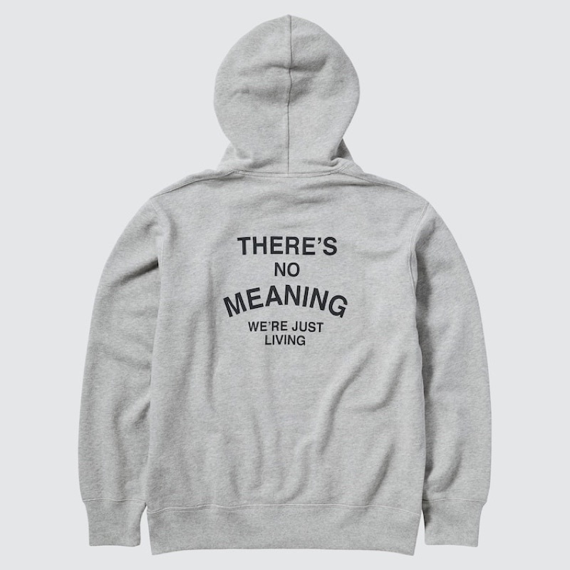 Áo nỉ có mũ Hoodies There ‘s  No Meaning dòng của UNIQLO