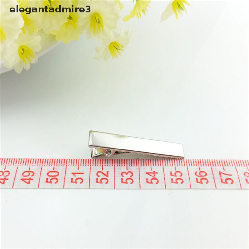 Bộ 50 Kẹp Tóc Kim Loại Màu Bạc Thời Trang