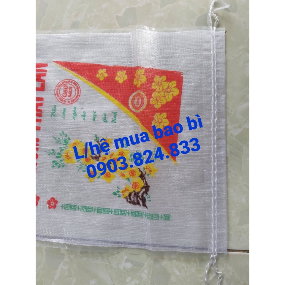 Túi đựng gạo thơm thái lan bao trong suốt  combo 50 cái