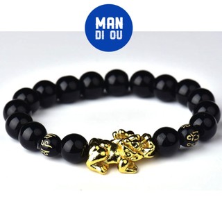 [GIÁ SỐC] Vòng Tay Tỳ Hữu May Mắn 10 Ly ( Đen )