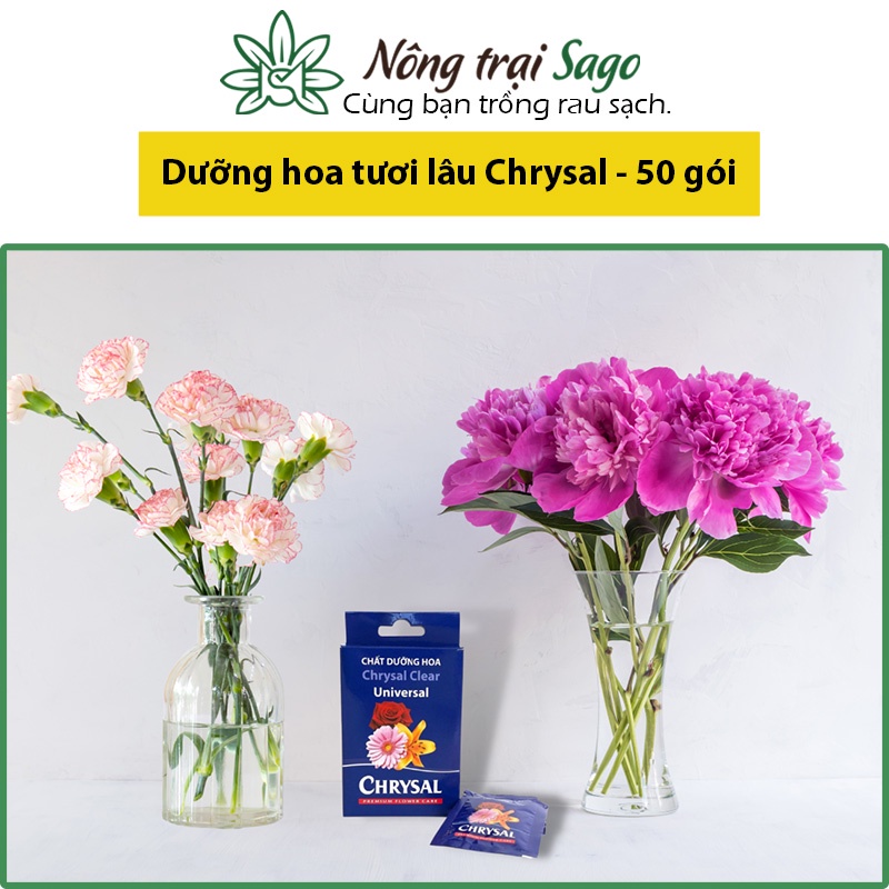 Dưỡng hoa tươi lâu chrysalnhập khẩu hà lan - chất dưỡng hoa lâu tàn - ảnh sản phẩm 1