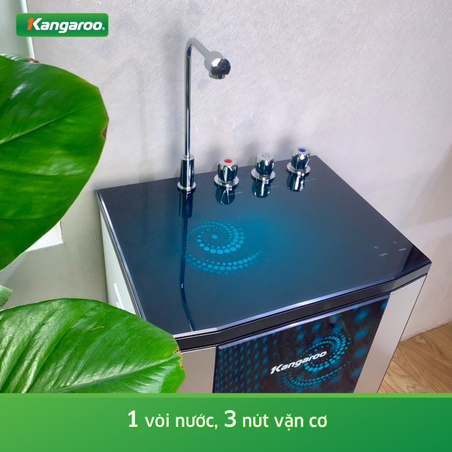 [MIỄN PHÍ LẮP ĐẶT] Máy lọc nước RO  10 lõi 3 chức năng nước Kangaroo KGRP01T