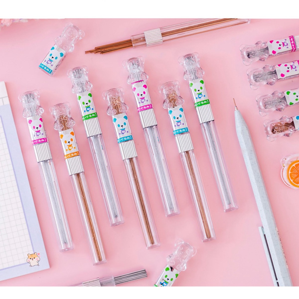 Ngòi Bút Chì 0.5 Kim 0.7 Nhiều Màu Cute Hình Chuột Timo VPK11