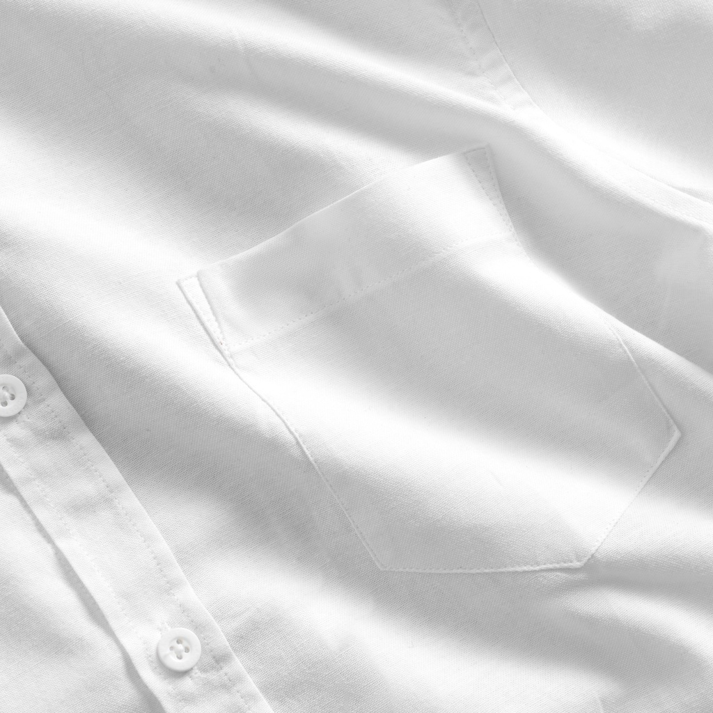 Áo sơ mi Oxford Dài Tay Xuất Dư Big Size, Sơ Mi Cao Cấp, Mềm Mịn Sang Trọng, Màu Trắng - BASICHOUSE