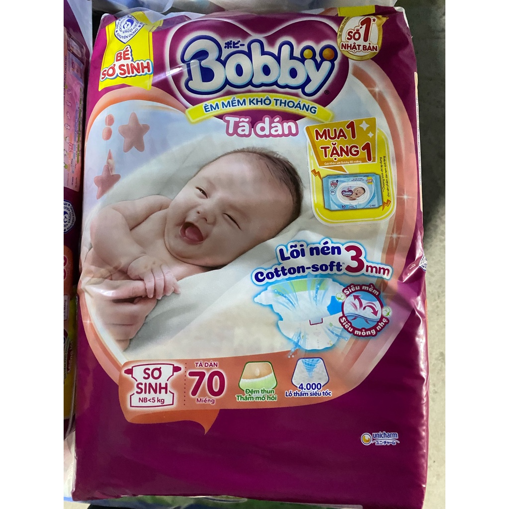 Tã dán Bobby size Xs