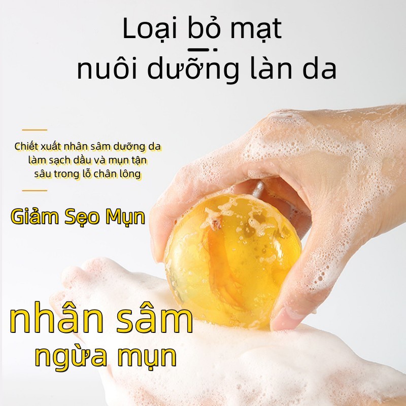 xà bông sinh dược Nhân sâm tinh chất thiên nhiê Soap 95g