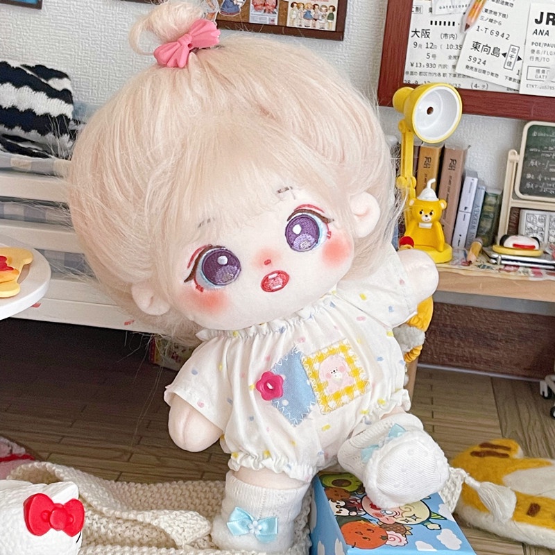 Búp bê không thuộc tính tóc tơ Neon 20cm