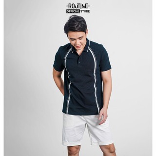 Áo Polo Nam Tay Ngắn Kẻ Sọc Form Fitted - Routine 10S21POL029