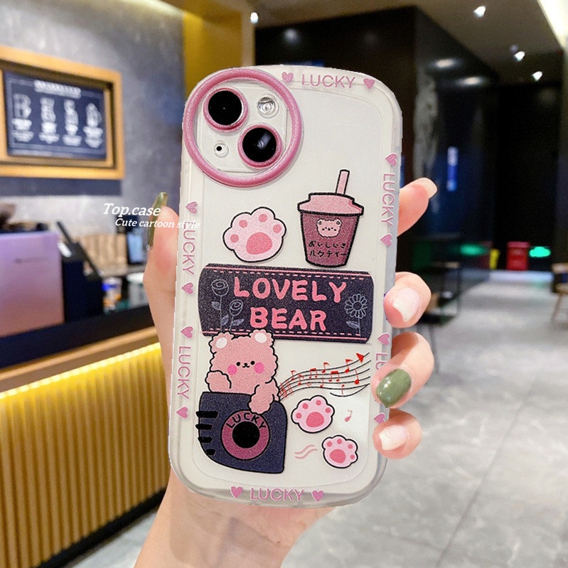 Ốp Điện Thoại Mềm Hình Gấu Đáng Yêu Cho Huawei Y9 2019 Nova 10 9 Pro Y70 Y90 8i 7i 8 7 6 SE Y9s Mate 30 Pro