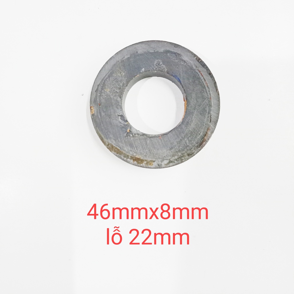 Nam châm đen tròn có lỗ nhiều kích thước tháo loa