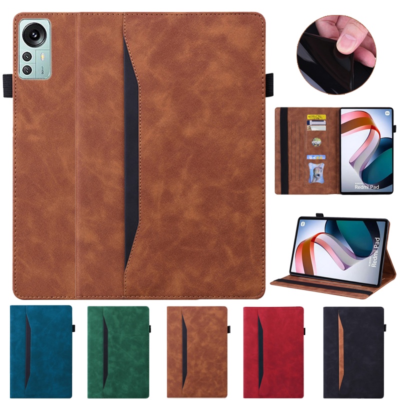 Bao Da PU Máy Tính Bảng Kèm Ngăn Đựng Bút Cho Xiaomi Mi Pad 5 Pad5 MiPad5 Pro 5g Funda Xiaomi Redmi Pad 5g 2022