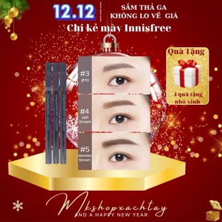 Chì Kẻ Mày 2 Đầu Innisfree Auto Eyebrown Pencil