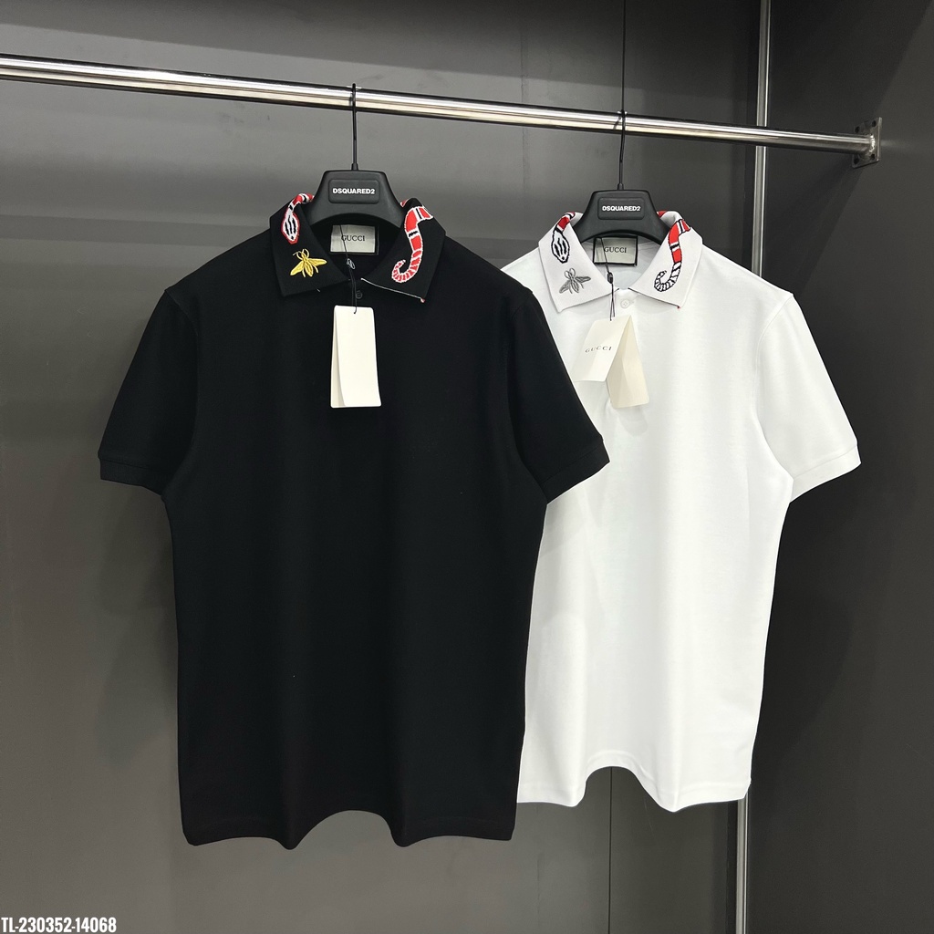 🔥HOT🔥Áo polo Gucci cổ rắn thiết kế hot trend Nam nữ New 2023