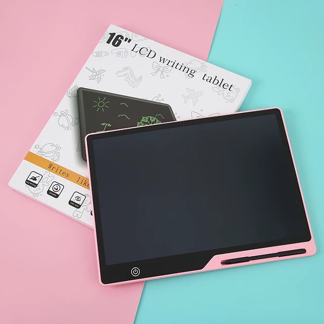 Bảng Vẽ Tự Xóa 3D TDHOMEKIDS Thông Minh Cho Bé Màn Hình LCD 16 inch Đồ Họa Đẹp💎𝑭𝑹𝑬𝑬𝑺𝑯𝑰𝑷💎