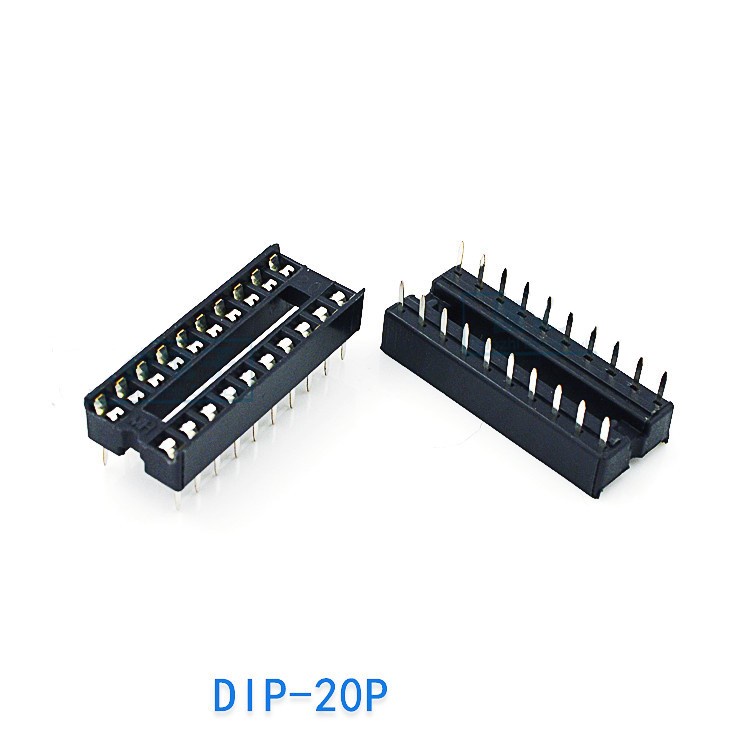 Đế IC Dip 8 Chân, 14 Chân, 16 Chân, 18 Chân, 20 Chân, 24 Chân, 28 Chân, 32 Chân, 40 Chân - Đế cắm IC - Cắm Chip