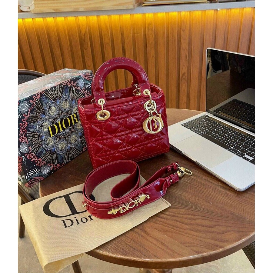 Túi xách nữ đeo chéo dyour phủ bóng 4 màu đẹp Hot Trend 2023 FULL BOX