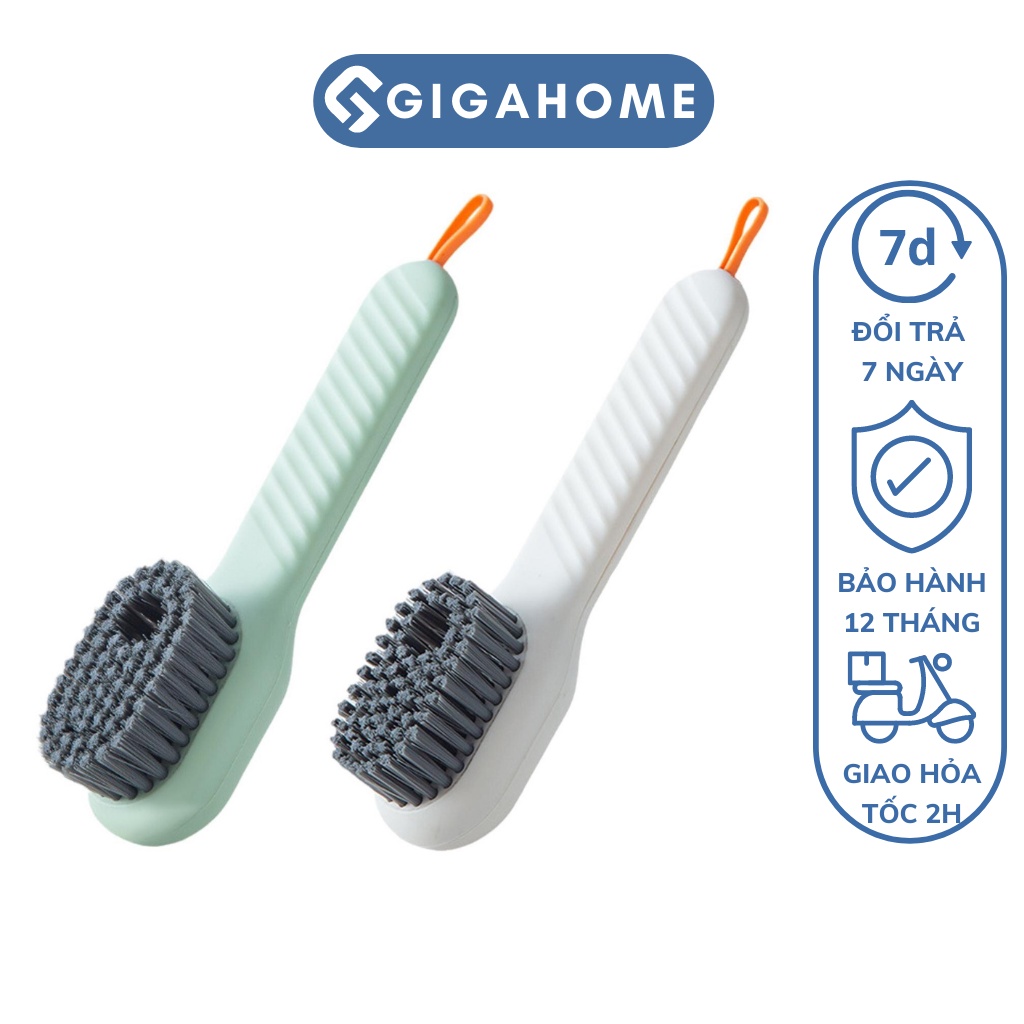 Bàn Chải Giặt Đồ, Chà Giày Có Khoang Chứa Nước Giặt Đa Năng, Lông Mềm GIGAHOME 11244